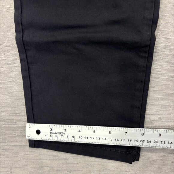 Calvin Klein Chino Pants Mens 36 x 30 Black Slim Fit Straight Leg Flex Waist - Picture 12 of 16